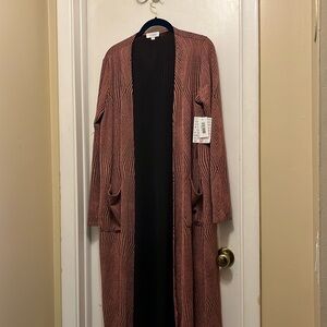 LuLaRoe “Sarah” house jacket. Size women’s S. NWT